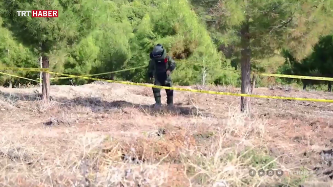 Çanakkale Savaşları'ndan kaldığı değerlendirilen top mermisi imha edildi